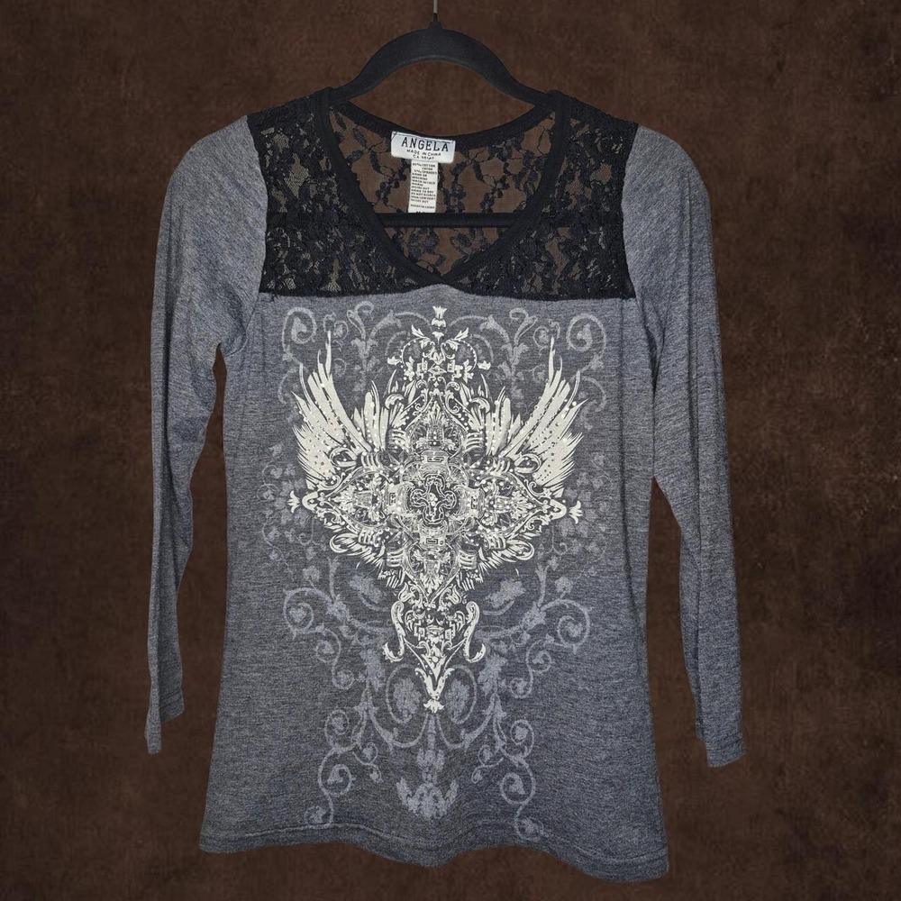Angela Cross Design Lace Top